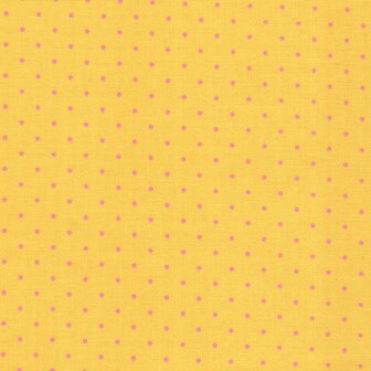 Free Spirit Tula Pink True Colors geel roze stip