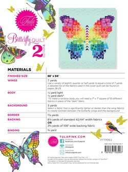 Patroon: Butterfly Quilt 2nd edition by Tula Pink