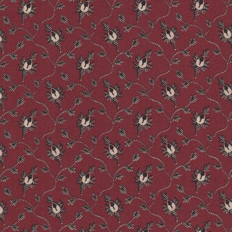 Marcus Vintage Charm rood ecru takje