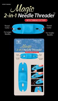 Magic 2 in 1 Needle Threader Cutter