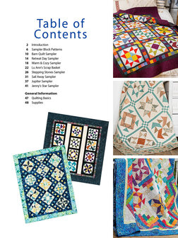 Boek: Mix &amp; Match sampler settings, Annie&#039;s quilting