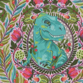 Free Spirit Tula Pink Roar Tree Rex dino