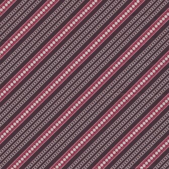 Andover Mayfair June rood diagonale streep