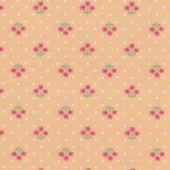 Andover Plain and Simple geel roze bloemetje