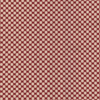 Henry Glass Garnet &amp; Gingham rood ruitje