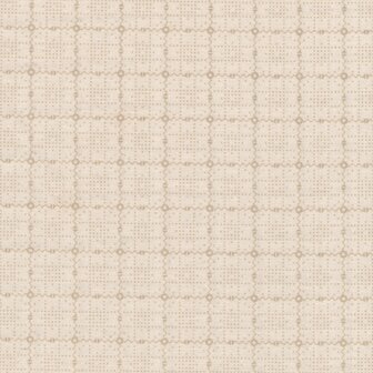 Andover Latte Zig Zag Stripe ecru ruit