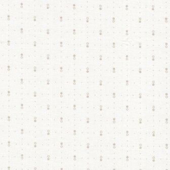 Andover Latte Circle and Dots ecru werkje