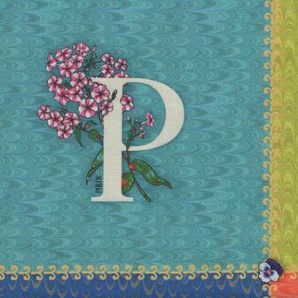 Free Spirit Language of Flowers paneel alfabet