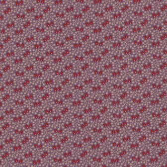 Henry Glass Pansy lila met rood werkje