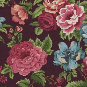 Henry Glass Mariakerke rood grote bloemen