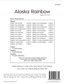 Patroon: Alaska Rainbow - Edyta Sitar