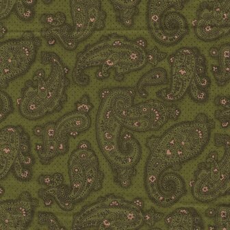 Baubles &amp; Balsam groen paisley