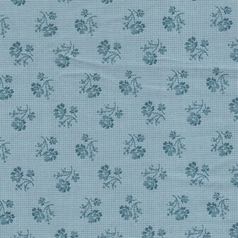 Andover Ayla blauw bloemetje