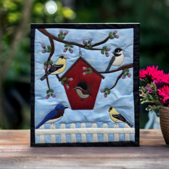 Spring Birds, compleet pakket miniquilt