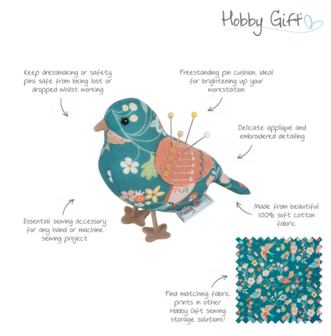 Speldenkussen vogeltje