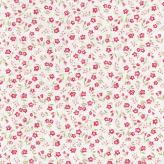 Studio-E Elizabeth ecru roze bloemetje