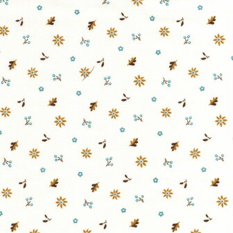 Andover Oakleigh ecru blauw en tan werkje