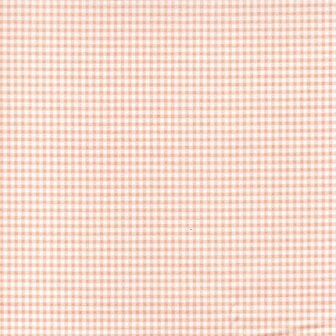 Makower UK Gingham zalmroze ruitje