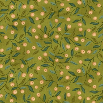 `Henry Glass Flower pot prints groen ecru besje