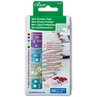 Clover Mini Wonder Clips 50 stuks