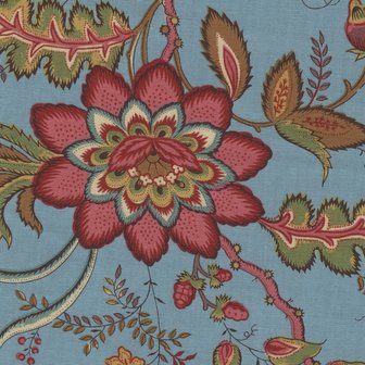 Dutch Heritage Arabesque blauw bloem