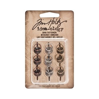 Tim Holtz mini knopje splitpen 12 stuks