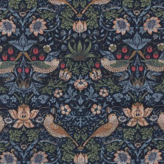 Free Spirit / Morris &amp; co. Kelmscott blauw strawberry thief klein