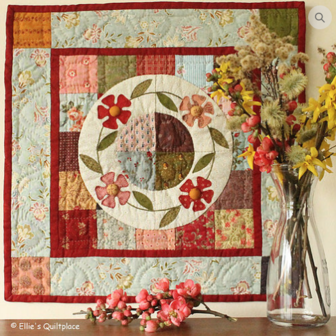 Patroon: Flower Garland, Ellie&#039;s Quiltplace, EQP