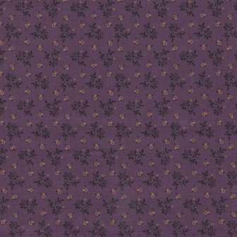Marcus Fabrics Prairie Shirtings paars mini bloemetje