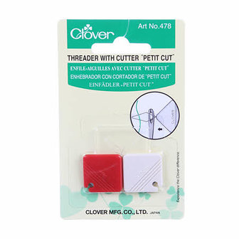 Clover Threader with cutter &quot;petit cut&quot;