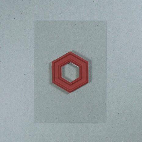 Stempel Hexagon 1/2 inch Jeanneke.com