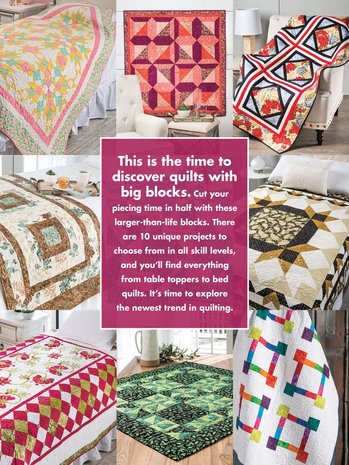 Boek: Big Block Quilts, Annie's quilting