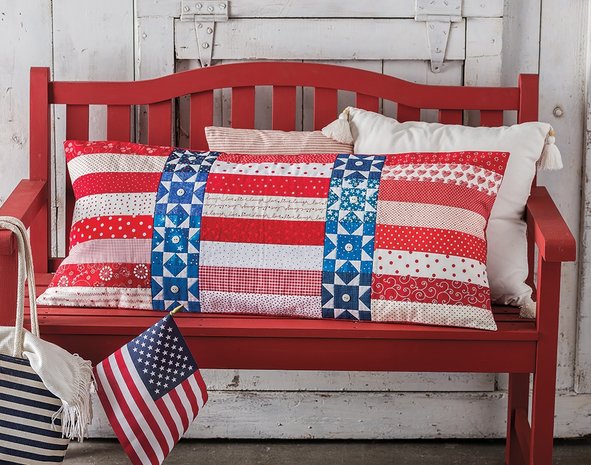Boek: Bench Pillows for All Seasons, Annie's quilting