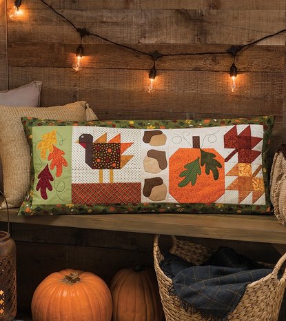 Boek: Bench Pillows for All Seasons, Annie's quilting