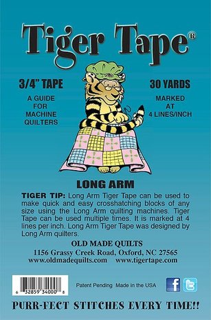 Tiger Tape Long Arm (voor crosshatching)