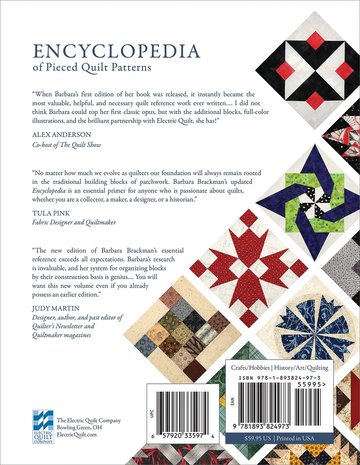 boek: Encyclopedia of Pieced Quilt Patterns, Barbara Brackman
