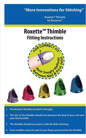 Roxette vingerhoed small rood