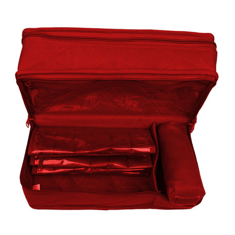 Yazzii Deluxe Craf Storage Organizer rood