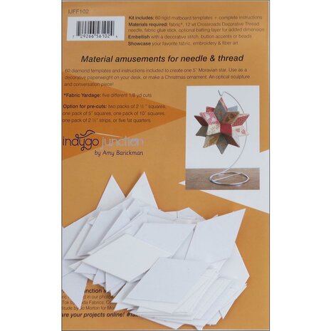 Fabri Flair Radiant Star-Small dimensional paper piecing kit