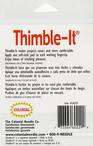 Thimble-It, vingerbescherming