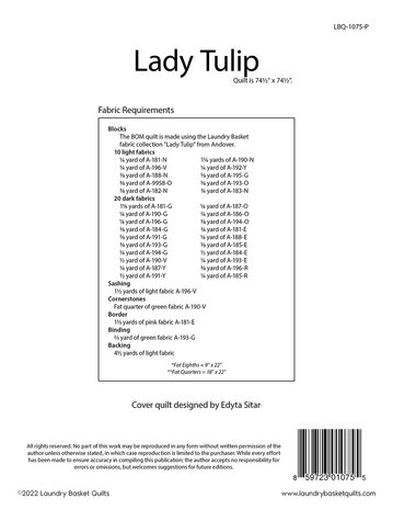 Patroon: Lady Tulip