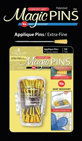 Magic Pins Applique spelden kort, extra fijn