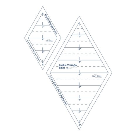 Lori Holt Double Triangle Ruler set