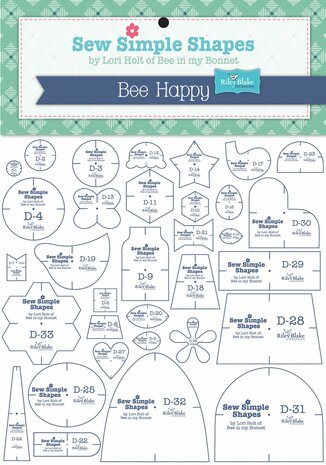 Bee Happy Boek + Template set - Lori Holt
