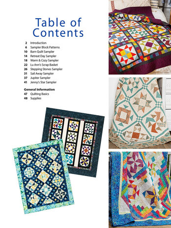 Boek: Mix & Match sampler settings, Annie's quilting