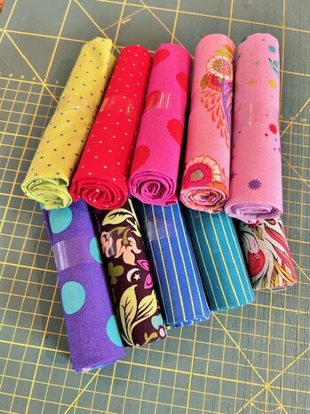 Fat Quarter pakket Tula Pink stofjes