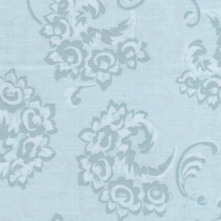 Riley Blake Jane Austen licht blauw figuur