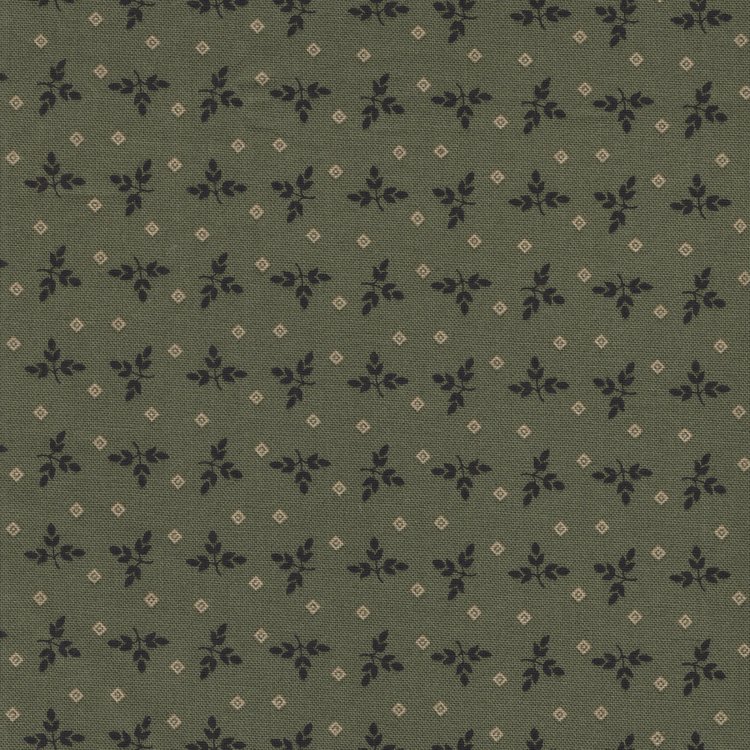 Marcus Fabrics Paula's Compagnions groen werkje