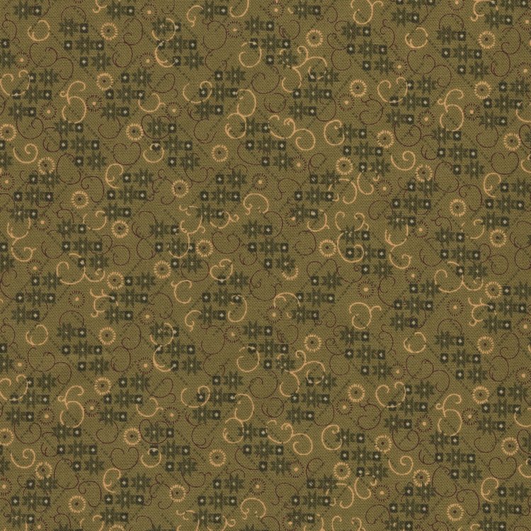 Henri Glass Gratitude & Grace groen geel krulletje