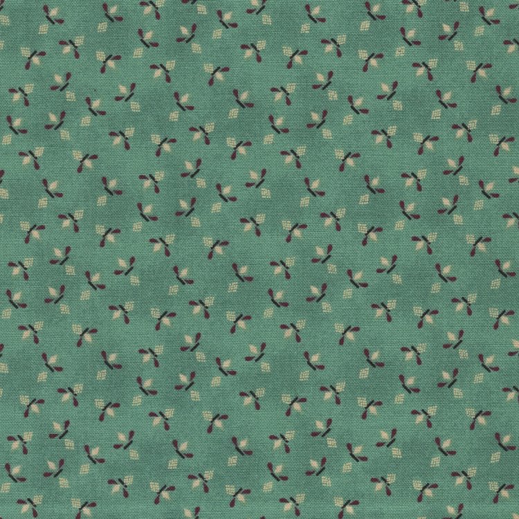 Henri Glass Gratitude & Grace blauwgroen ecru werkje